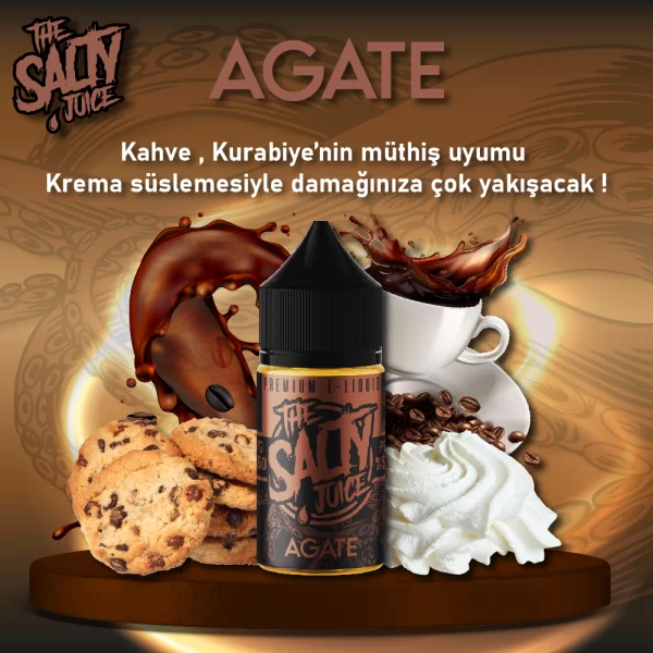 Agate kahveli salt likit